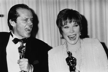 Jack Nicholson et Shirley MacLaine en 1984.