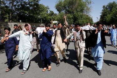 Quatre personnes ont été tuées lors d&#039;une manifestation à Kaboul, le 2 juin 2017.
