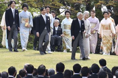 La famille impériale du Japon à Tokyo, le 20 avril 2017