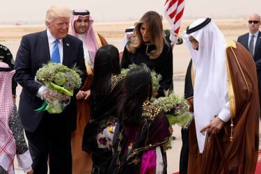 Melania Trump sans voile en Arabie Saoudite