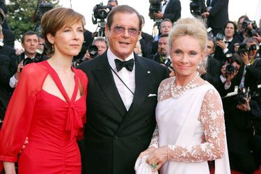 Avec sa fille Deborah et sa femme Kristina Tholstrup en 2004