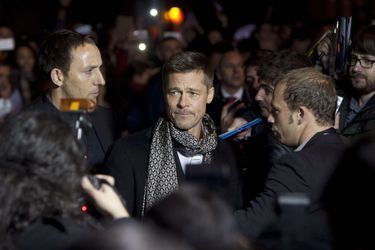 Brad Pitt à l'avant-première d'«Alliés» à Madrid, en novembre 2016.