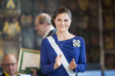 La princesse Victoria de Suède à Stockholm, le 24 avril 2017