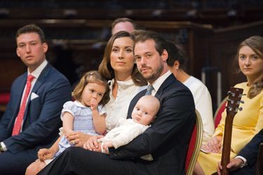 Baptême du prince Liam de Luxembourg au Vatican, le 22 avril 2017