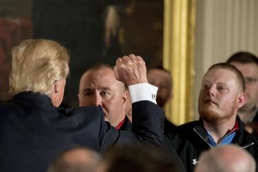 Donald Trump à la Maison Blanche, le 6 avril 2017.