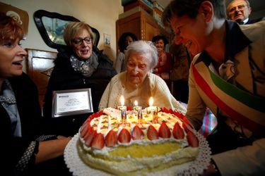 Emma Morano, la dernière personne née avant 1900, en novembre 2016.