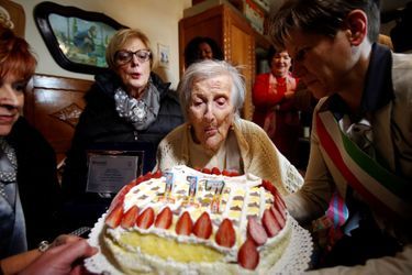 Emma Morano, la dernière personne née avant 1900, en novembre 2016.