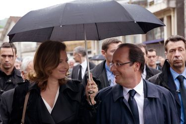 Francois Hollande et Valérie Trierweiler à Tulle, en juin 2012.