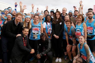 Kate Middleton, Les Princes William Et Harry Au Marathon De Londres, Dimanche 23 Avril 2017  15