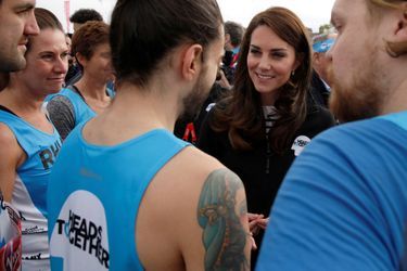 Kate Middleton, Les Princes William Et Harry Au Marathon De Londres, Dimanche 23 Avril 2017  16