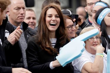 Kate Middleton, Les Princes William Et Harry Au Marathon De Londres, Dimanche 23 Avril 2017  27