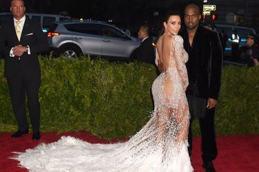 Kim Kardashian et Kanye West en Roberto Cavalli