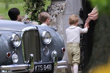 Le Prince George Et La Princesse Charlotte Arrivent À L&#039;église Pour Le Mariage De Pippa Middleton 3