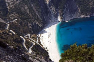 10. Myrtos Beach – Céphalonie, Iles Ioniennes