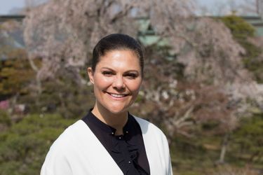 La princesse Victoria de Suède à Shiogama, le 21 avril 2017