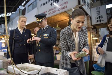 La princesse Victoria de Suède à Tokyo, le 20 avril 2017