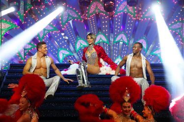 Shy'm dans l'émission "Tous au Moulin-Rouge pour le Sidaction", diffusée samedi soir sur France 2.