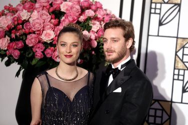 Beatrice Borromeo et Pierre Casiraghi au Bal de la Rose, le 18 mars 2017.