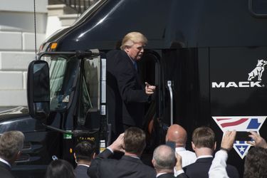 Donald Trump à la Maison Blanche, le 23 mars 2017.