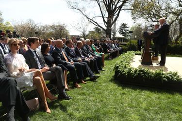 Ivanka Trump et Jared Kushner à la Maison Blanche, le 5 avril 2017.