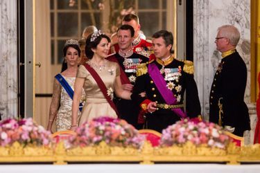 Les princesses Mary et Marie et les princes Frederik et Joachim du Danemark à Copenhague, le 28 mars 2017