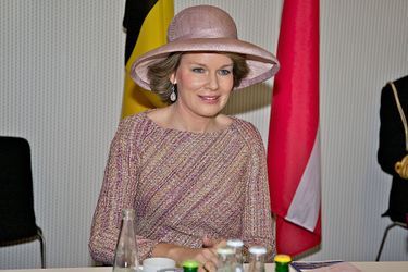 La reine Mathilde de Belgique à Copenhague, le 29 mars 2017