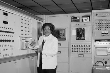 Mary Jackson au centre de recherche de la Nasa à Langley.