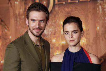 Emma Watson et Dan Stevens à l'avant-première de "La Belle et la Bête" à Paris, le 20 février 2017.