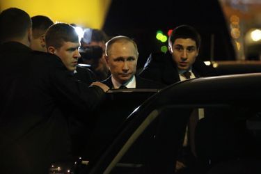 Vladimir Poutine à Saint-Pétersbourg, le 3 avril 2017.