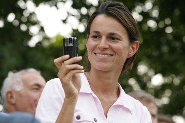  Aurelie Filippetti, députée de Moselle lors de la Fête de la Rose de Frangy-en-Bresse en août 2007.