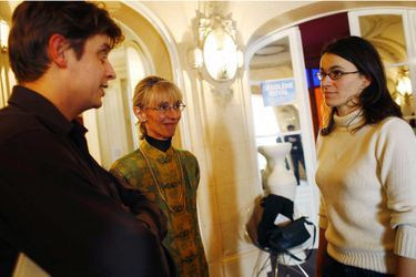 En février 2007, au Qg de campagne de Ségolène Royal, à côté de Sophie Bouchet-Petersen. 