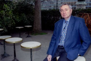 Jacques Cheminade, en avril 1995. Il est alors candidat à la présidentielle. 
