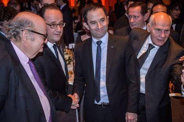 François Hollande et Benoît Hamon