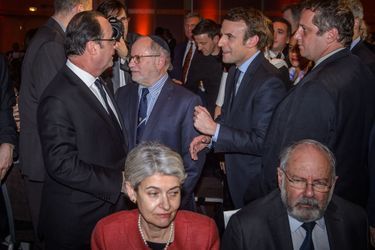 François Hollande et Emmanuel Macron