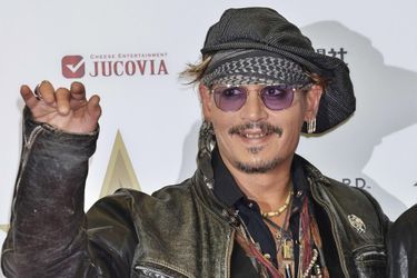 Johnny Depp au Japon en 2016. 