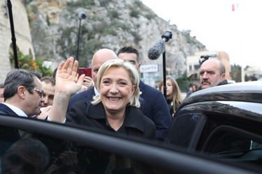 Marine Le Pen à Menton