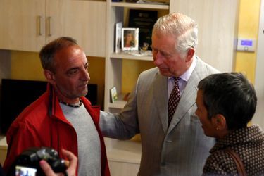 Le Prince Charles Au Chevet D&#039;Amatrice En Italie, Détruite En Août 2016 Par Un Séisme 13