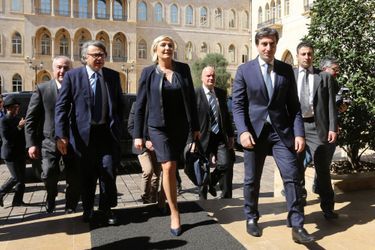 Marine Le Pen arrive à Beyrouth pour une rencontre lundi avec le Premier ministre Saad al-Hariri. 