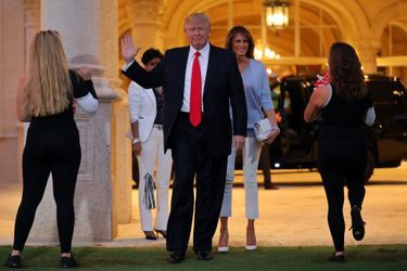 Donald et Melania Trump à Palm Beach, en Floride, le 5 février 2017.