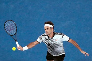 Roger Federer à la volée