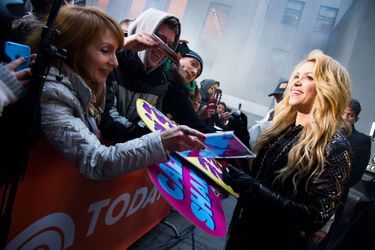 Shakira a des fans dans le monde entier, ici à New York en 2014.