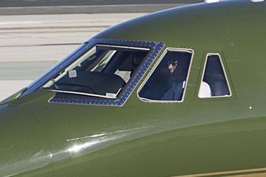 Harrison Ford à bord de son avion privé