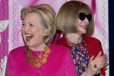 Hillary Clinton et Anna Wintour à New York, le 16 février 2017.