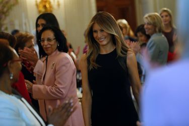 Melania Trump à la Maison Blanche, le 8 mars 2017.