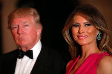 Donald et Melania Trump au gala de la Croix Rouge.