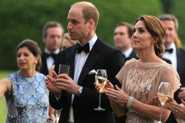 Kate avec William lors de son premier gala de charité, le 22 juin 2016