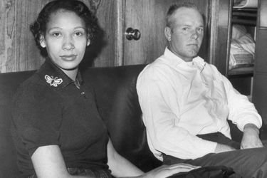 Mildred et Richard Loving, en janvier 1965.