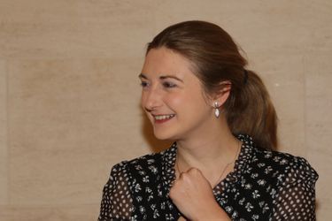La princesse Stéphanie de Luxembourg au Mudam à Luxembourg, le 9 février 2017