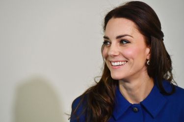La plus souriante - Kate Middleton s’est rendue à son premier rendez-vous officiel de l’année<br />
, en visitant ce mercredi 11 janvier, en compagnie de son époux le prince William, le Anna Freud Center à Londres.