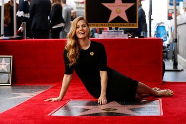 Amy Adams sur le Walk of Fame d&#039;Hollywood